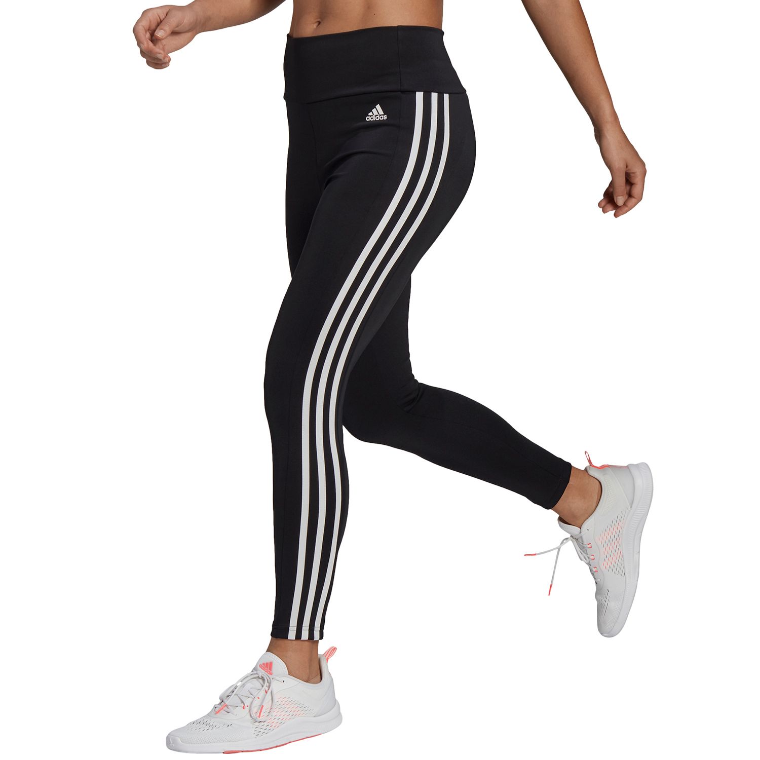 adidas 3 stripe high waist leggings