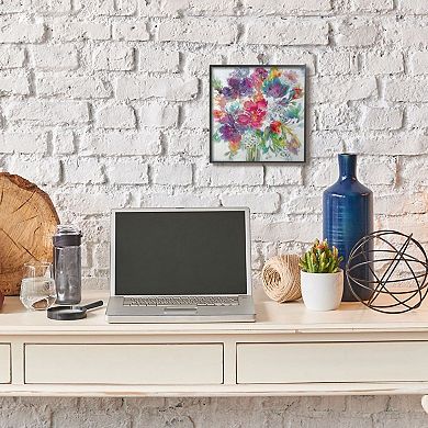 Stupell Home Decor Floral Pop Bouquet Framed Wall Art