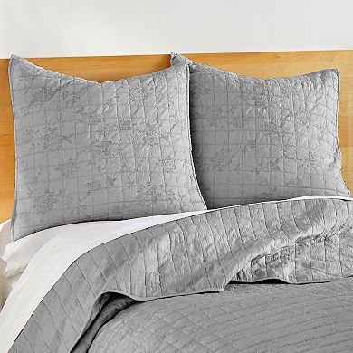 Homthreads 2-pack Bowie Light Euro Sham Set