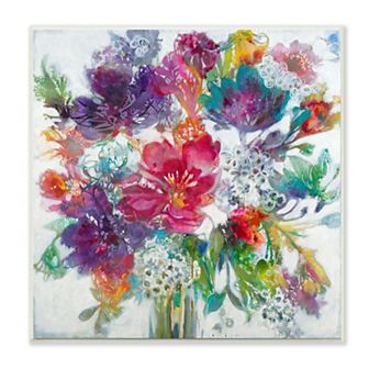 Stupell Home Decor Floral Pop Bouquet Plaque Wall Art