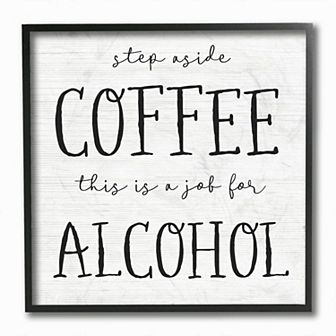 Stupell Home Decor This a Job for Alcohol Framed Wall Art