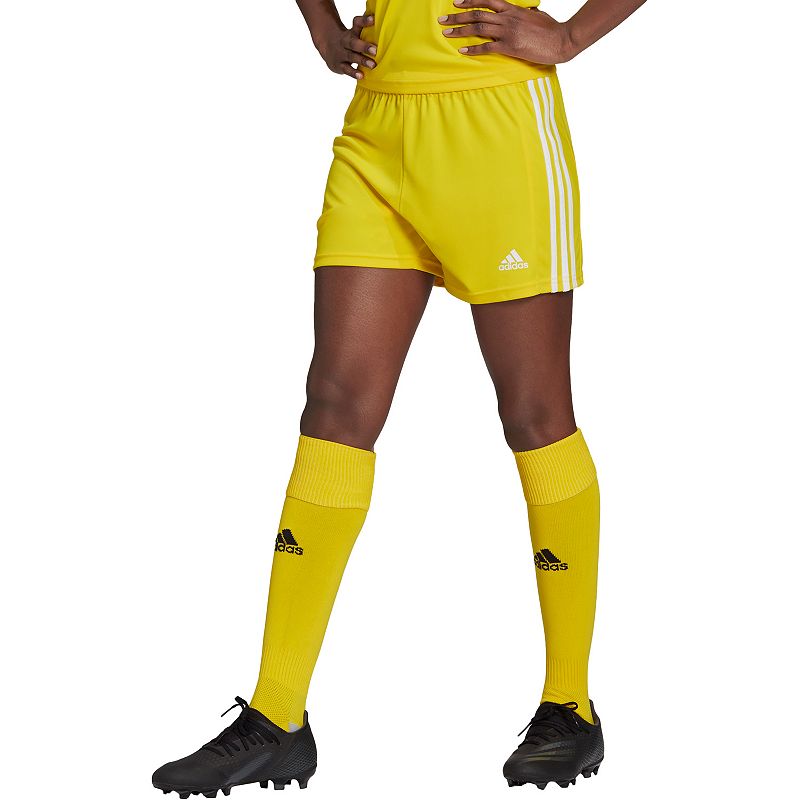 Womens adidas Squadra Soccer Shorts, Size: XS, Yellow