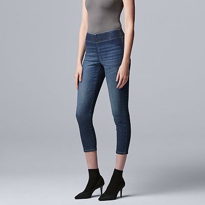 Women s Simply Vera Vera Wang Pull On Crop Jeans