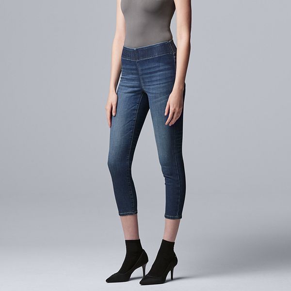 Kohls vera wang capri sales jeans