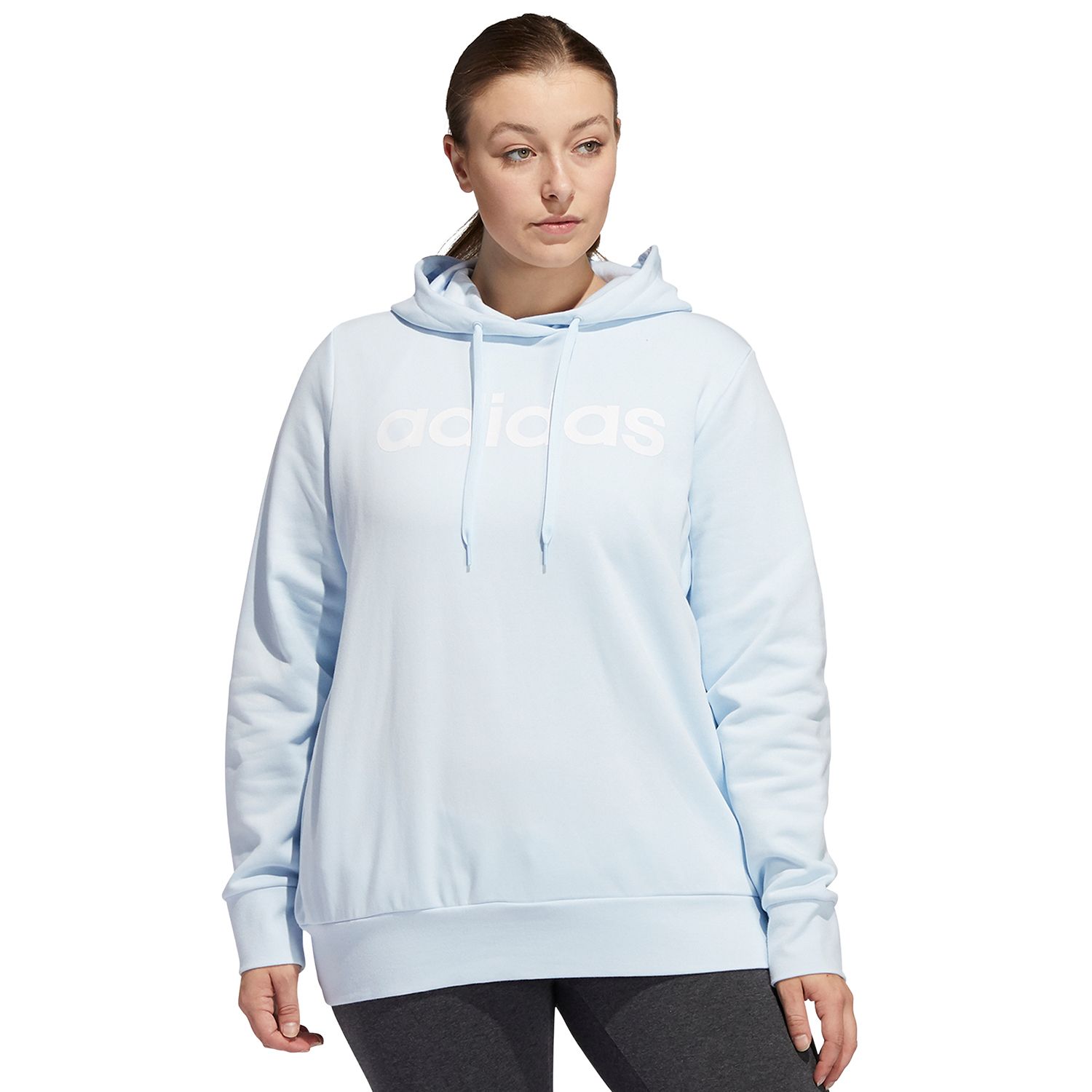 pale blue adidas hoodie