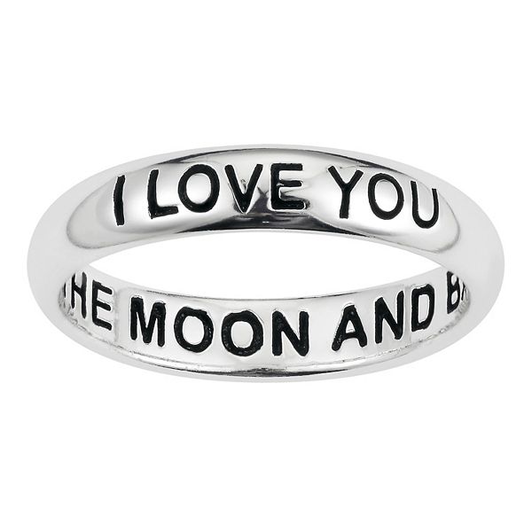 James avery love you to deals the moon and back ring