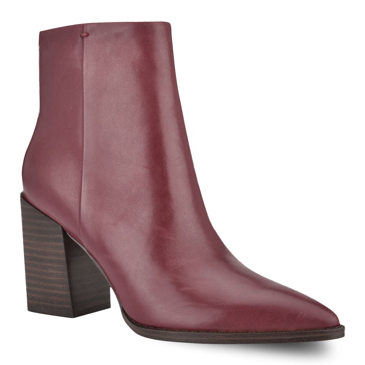 kohls red ankle boots