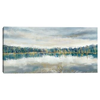 Fine Art Canvas Lakeside Luxe Canvas Wall Art