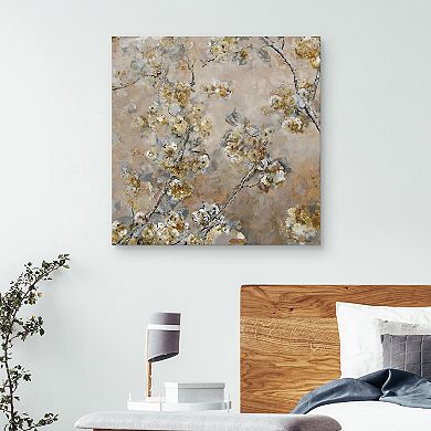 Fine Art Canvas Shimmering Blossoms Canvas Wall Art