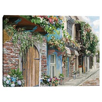 Masterpiece Village Flowers Canvas Wall Art