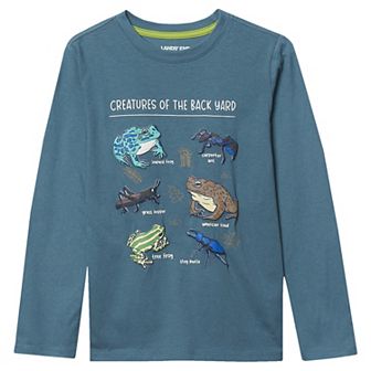 Boys 2-20 Lands' End Long Sleeve Graphic Tee