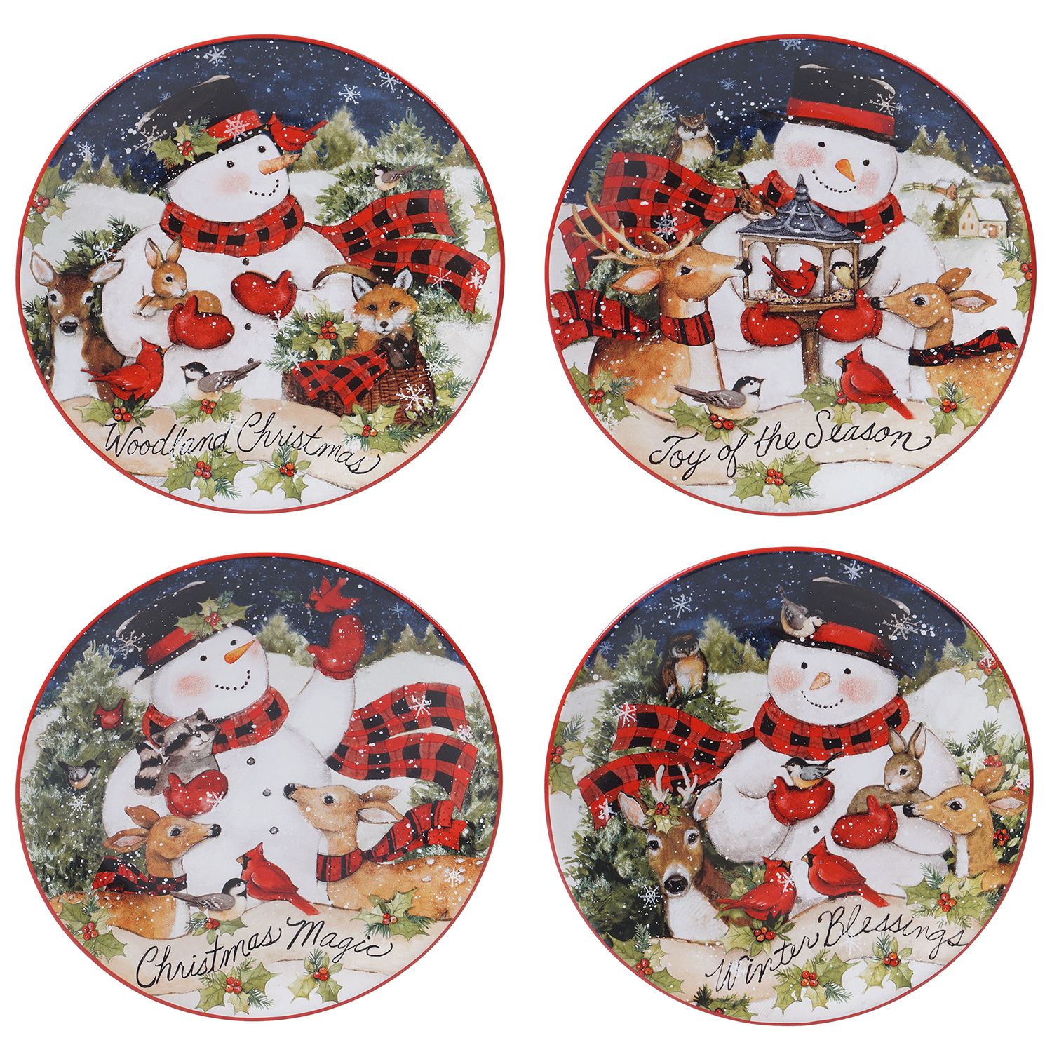 Susan winget christmas outlet plates