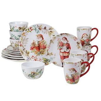 Certified International Christmas Story 16 pc Dinnerware Set