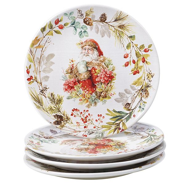 Certified International Christmas Story Dinner Plate Set