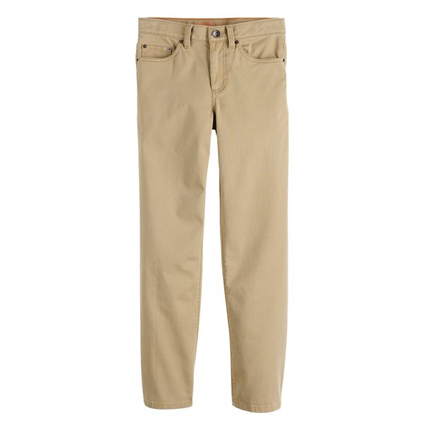 Boys 4-20 Urban Pipeline™ Straight-Leg Twill Pants In Regular, Slim ...