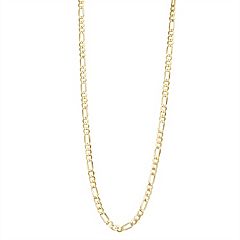 Everlasting Gold Men's 14k Gold Curb Chain Necklace - 22 in.