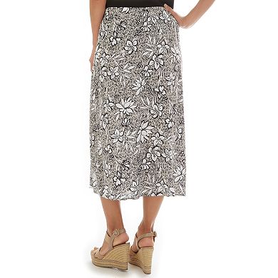 Women's Apt. 9® Button Front Midi Skirt
