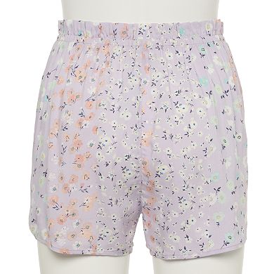 Juniors' SO® Floral Soft Shorts