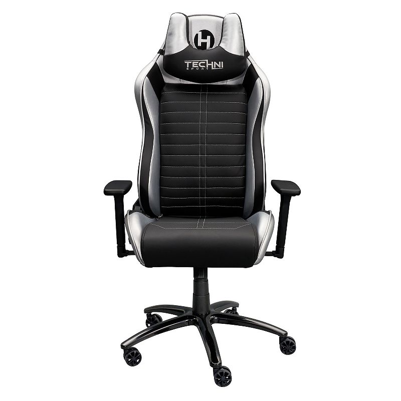 Techni Sport Ergonomic Racing Style Gaming Desk Chair, Multicolor