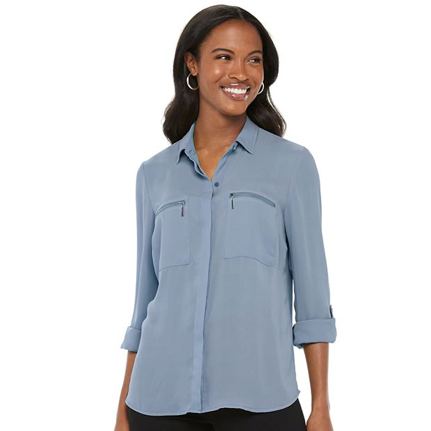 Kohls womens button outlet down sweaters