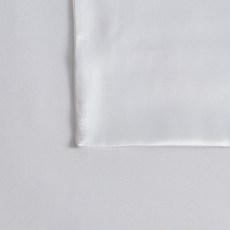 Madison Park 25-Momme 100% Pure Mulberry Silk Pillowcase, White, Queen