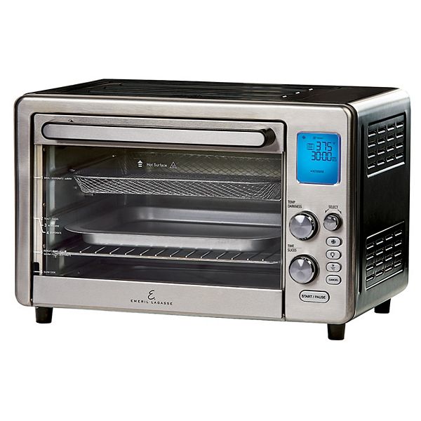 Emeril Lagasse - Air Fry Toaster Oven - Brushed Stainless Steel