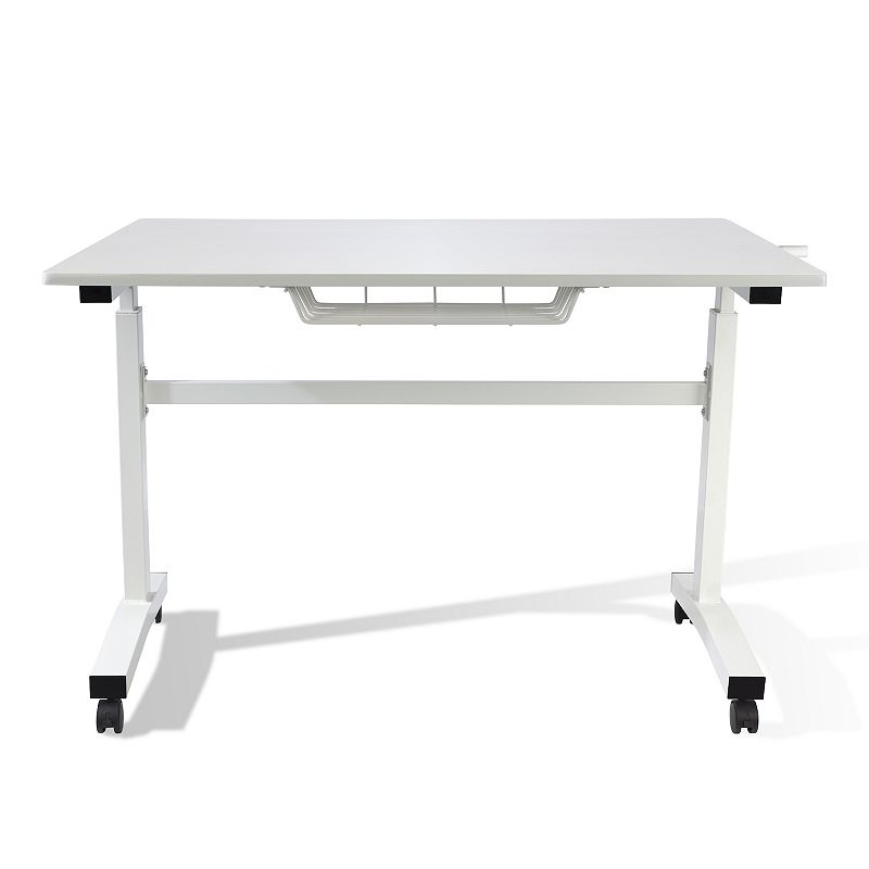 Atlantic Adjustable Sit to Stand Desk, White