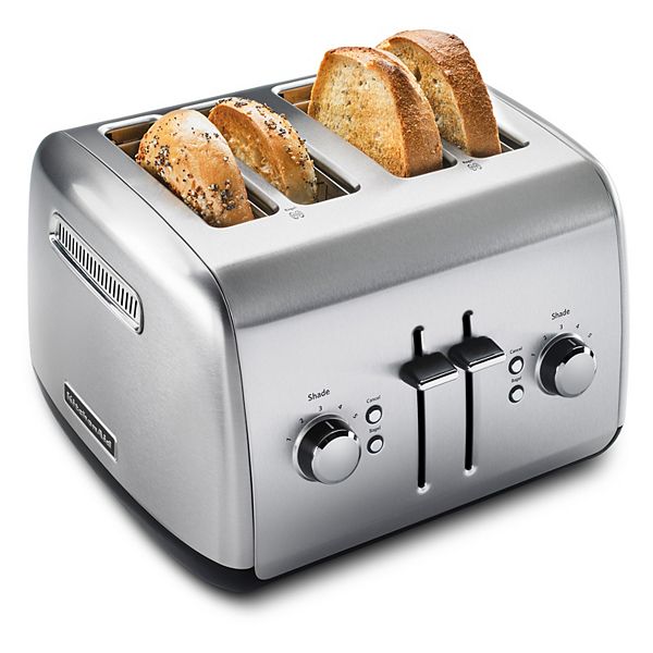 KitchenAid 4-Slice Silver Toaster 