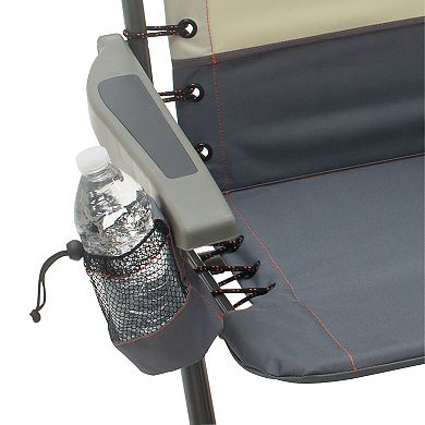 Rio Brands Gray Two-Tone Outdoor Folding Chair