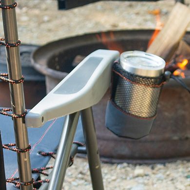 Rio Brands Gray Two-Tone Outdoor Folding Chair