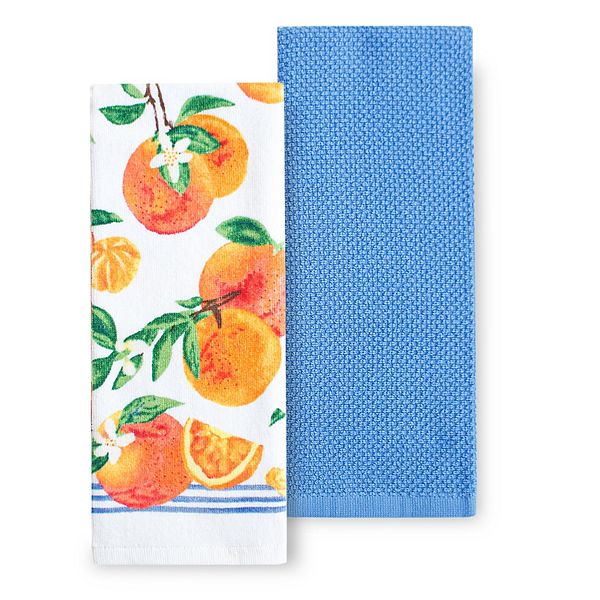 Orange deals dish towels