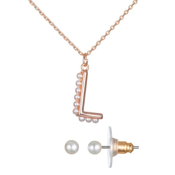 Kohls on sale letter necklace