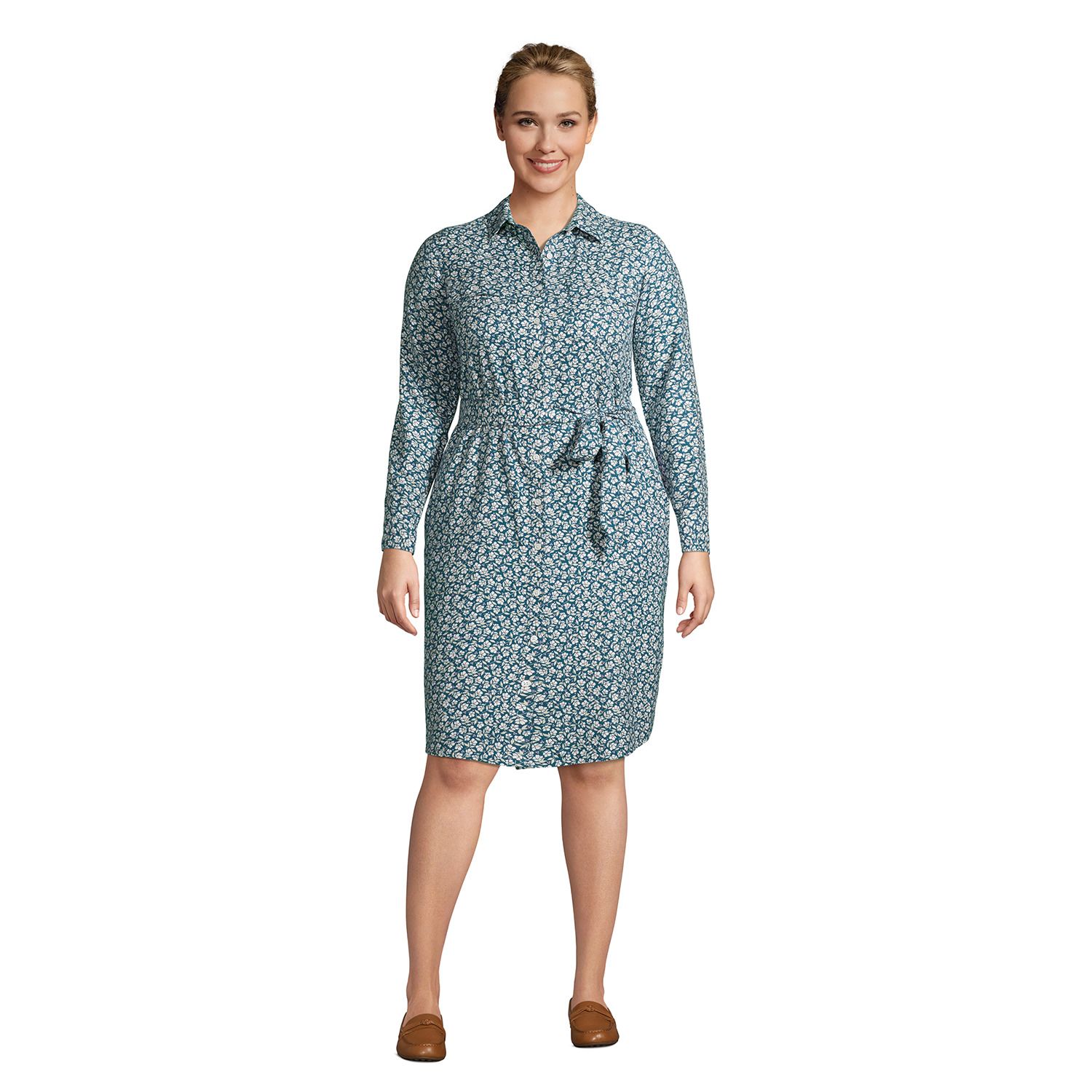 plus size flannel dress