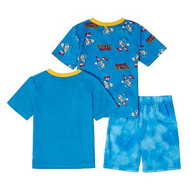 Boys 4-12 Sonic the Hedgehog 3-Piece Pajama Set