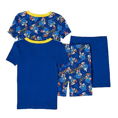 Boys 4-10 Sonic the Hedgehog Tops & Bottoms Pajama Set