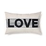 Sonoma Goods For Life Stripe Love Throw Pillow