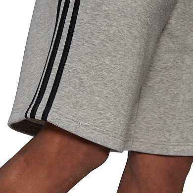 Big & Tall adidas 3-Stripe Fleece Shorts