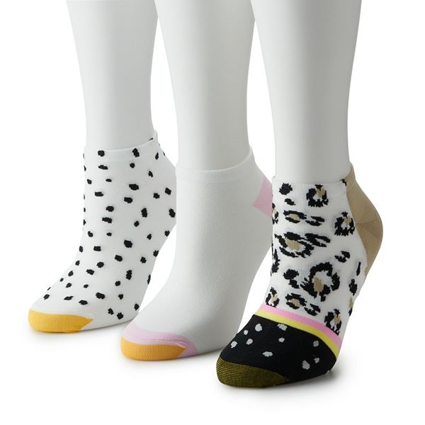 Women's GOLDTOE® Animal Print Liner Sock 3-Pack