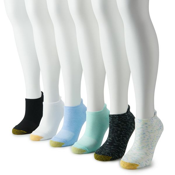 Women's GOLDTOE® Solid & Heathered NoShow Sock 6Pack