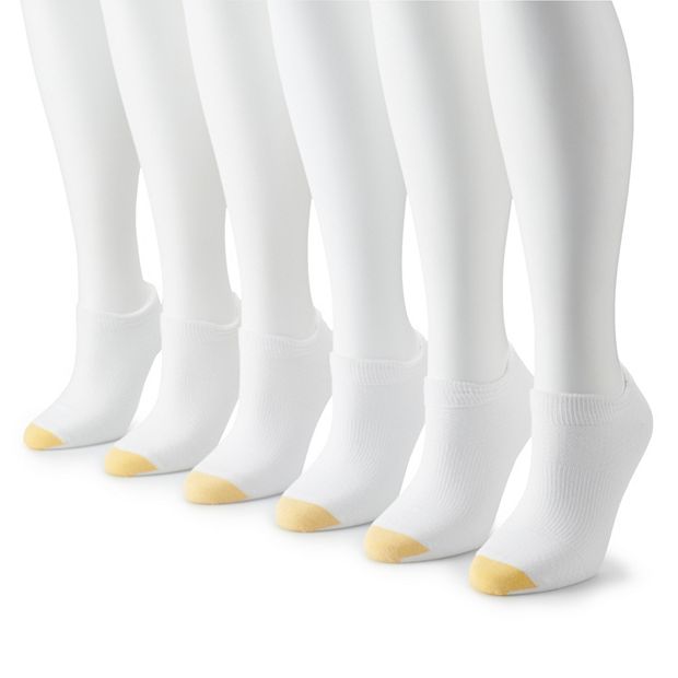 Women's GOLDTOE 6-Pack Eco Arch Support Double Tab Socks