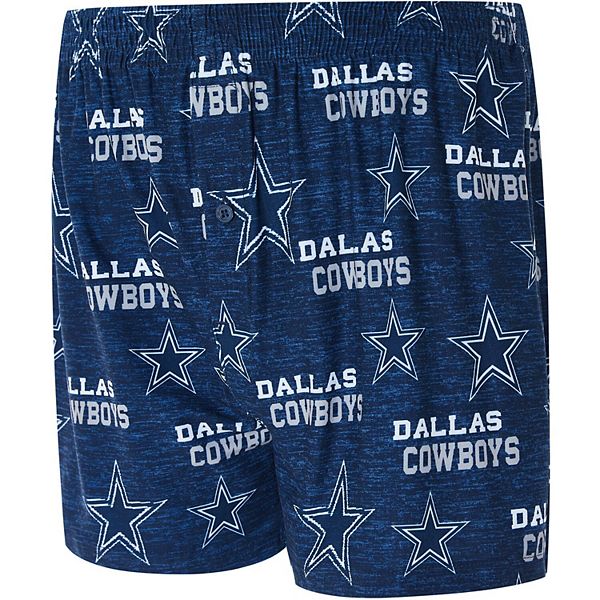 Men's Concepts Sport Navy Dallas Cowboys Zest Allover Print Boxer