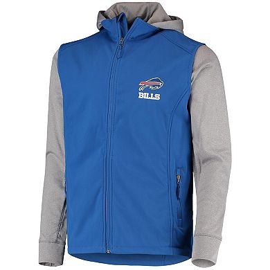 Men's Dunbrooke Royal/Gray Buffalo Bills Alpha Full-Zip Jacket