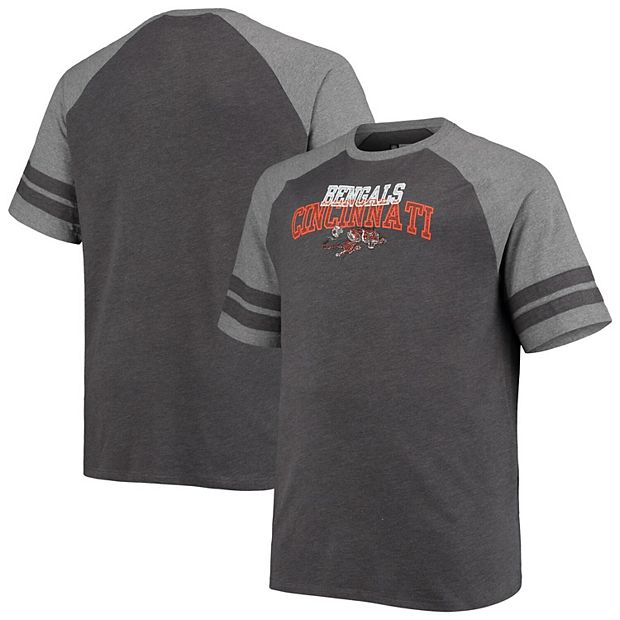 Cincinnati Bengals Fanatics Branded Big & Tall Practice Long Sleeve T-Shirt – Heathered Gray