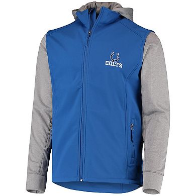 Men's Dunbrooke Royal/Gray Indianapolis Colts Alpha Full-Zip Jacket