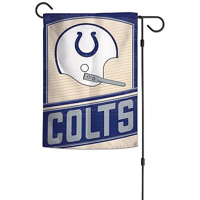 WinCraft Indianapolis Colts 2-Sided 12'' x 18'' Team Garden Flag
