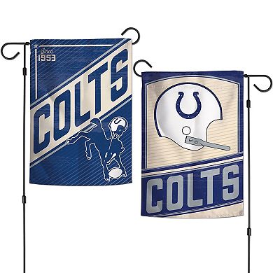 WinCraft Indianapolis Colts 2-Sided 12'' x 18'' Team Garden Flag