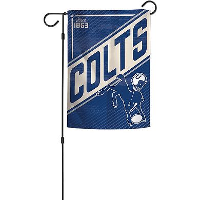 WinCraft Indianapolis Colts 2-Sided 12'' x 18'' Team Garden Flag
