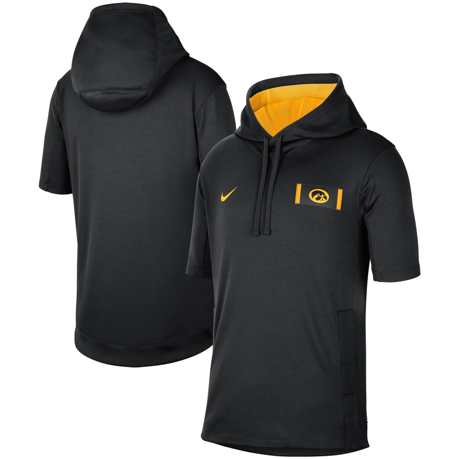 nike short sleeve pullover hoodie