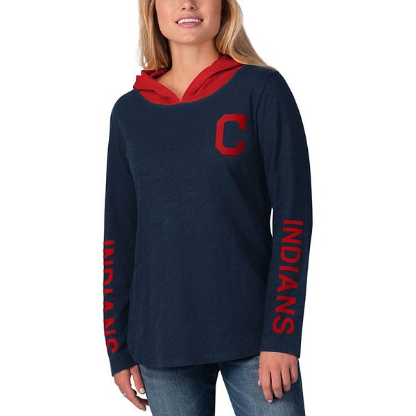 G-III Cleveland Indians Women’s 4Her Long Sleeve Shirt