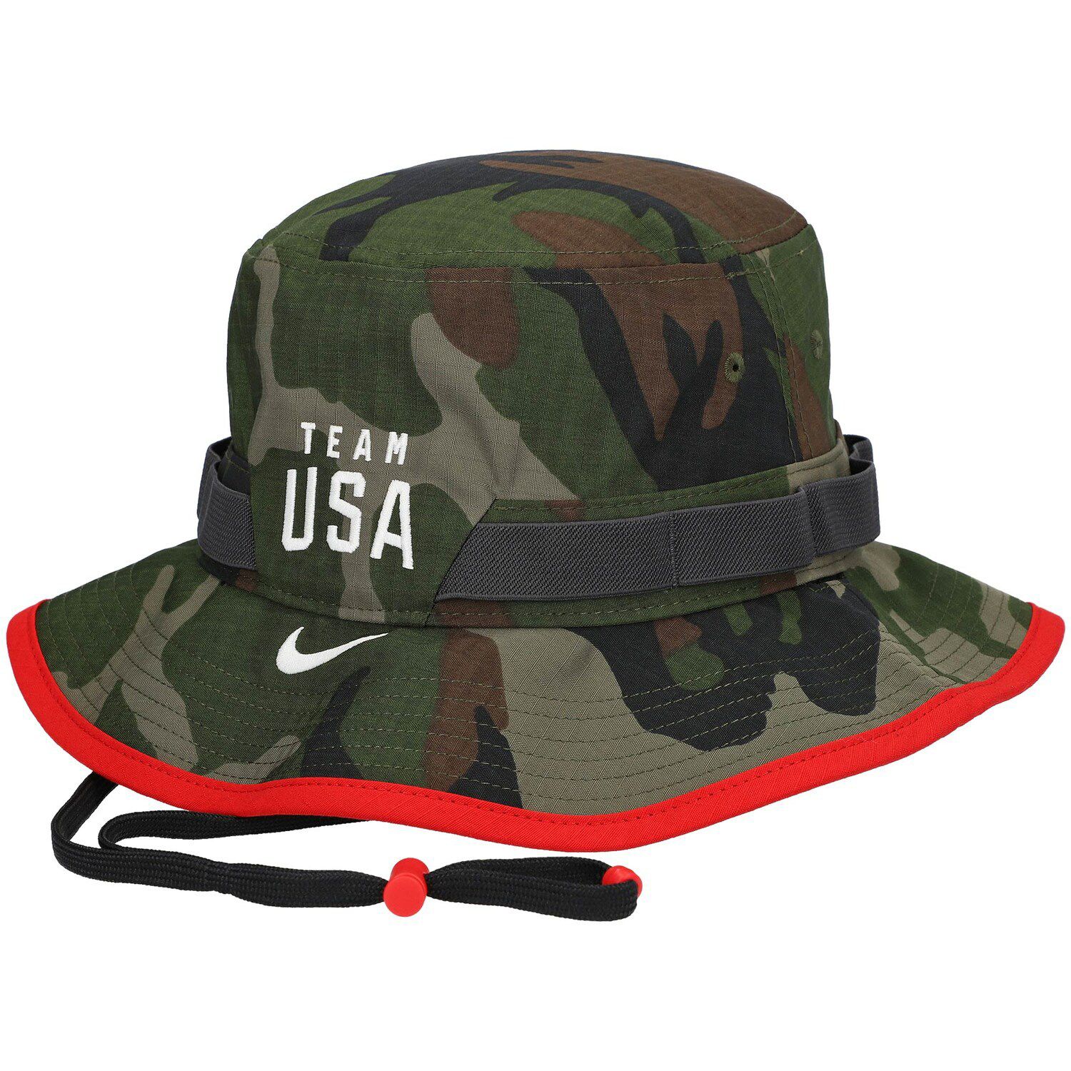 nike camo bucket hat